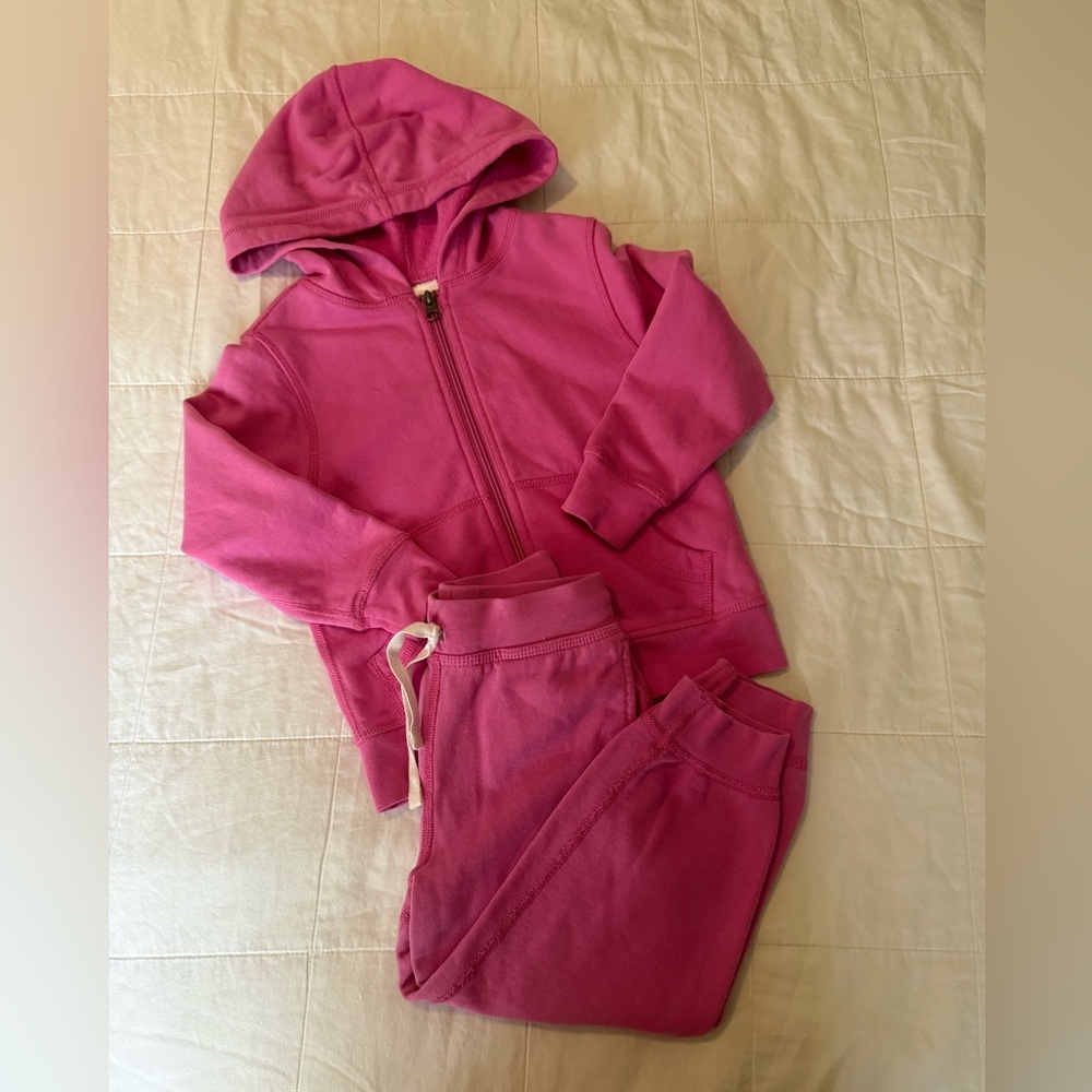 Hanna Andersson Bright Basics Survivor Hoodie and Joggers